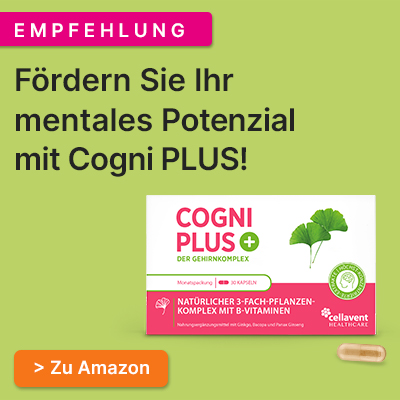 Unsere Empfehlung: Cogni PLUS - Der Gehirnkomplex