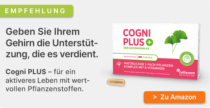 Unsere Empfehlung: Cogni PLUS - Der Gehirnkomplex